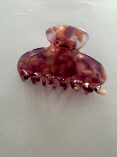 Hair clip - hair clip made of acetate - 4cm x 4cm - 1007
